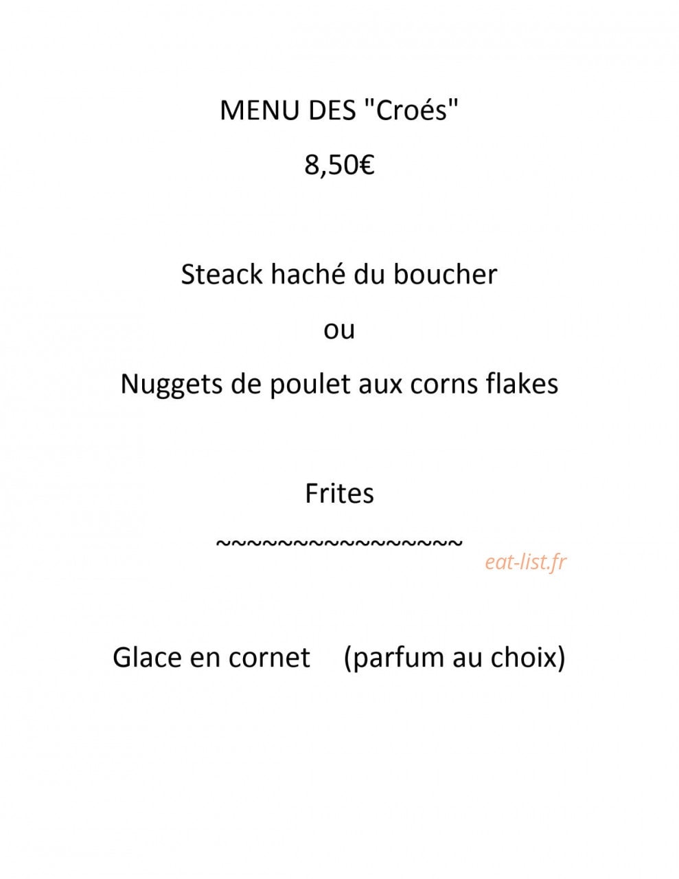 La Fruitière — carte page 2