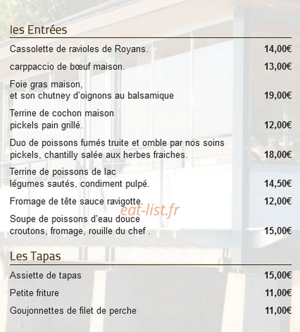 Les Belles Rives — carte page 4