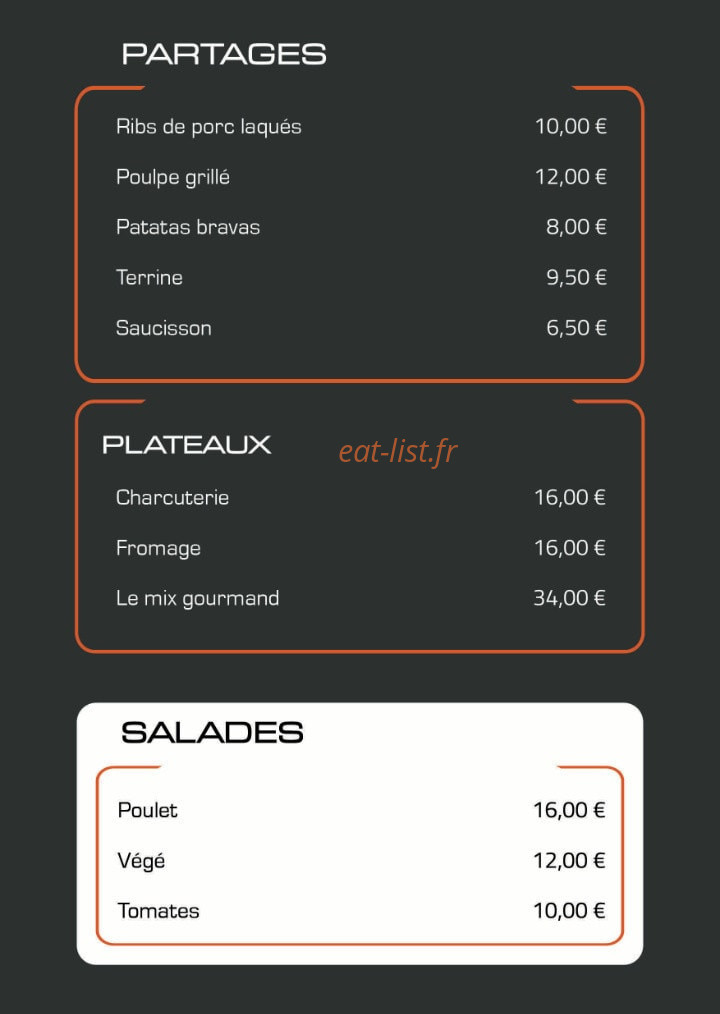 Le Sunset Aiguebelette — carte page 2