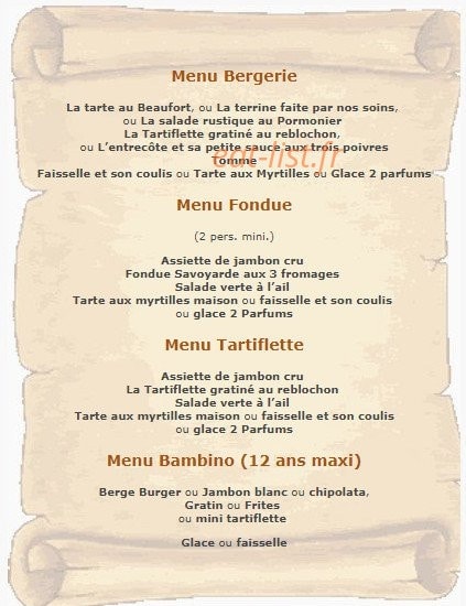 La bergerie — carte page 6