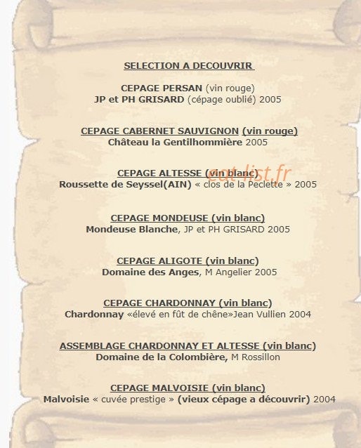 La bergerie — carte page 19