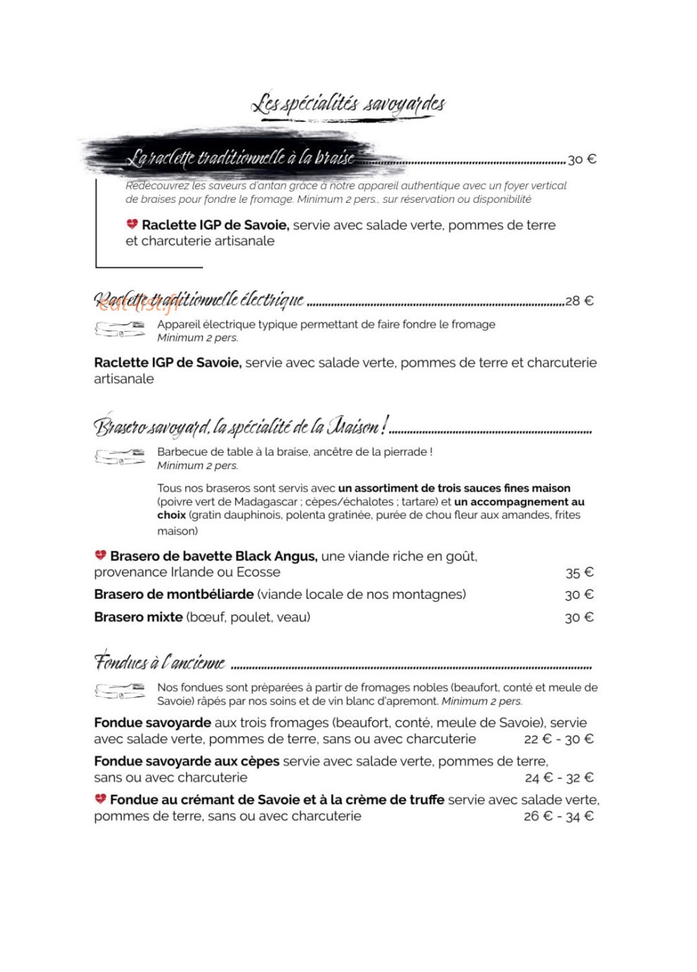 La Maison — carte page 6