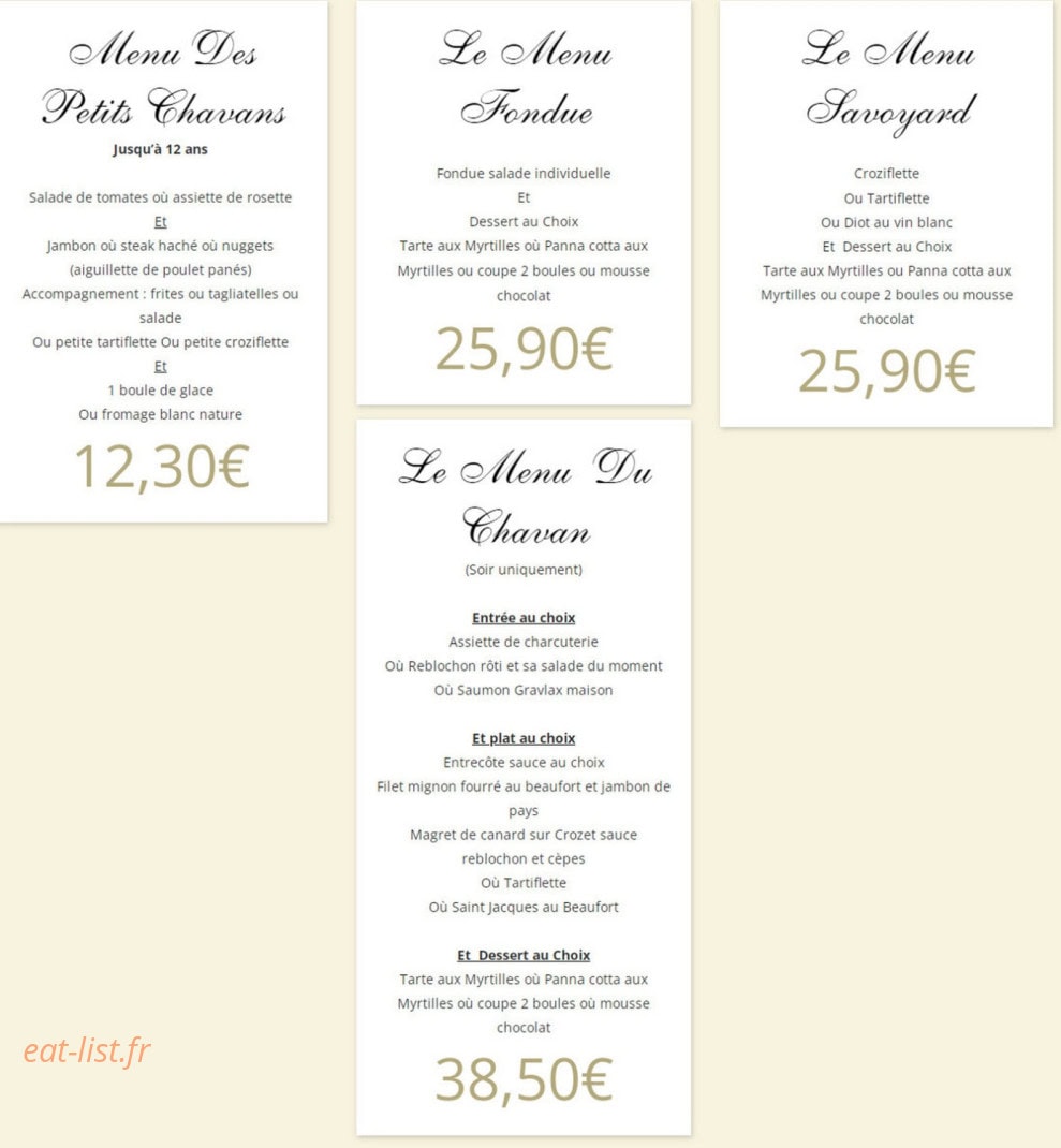 Le chavan — carte page 3