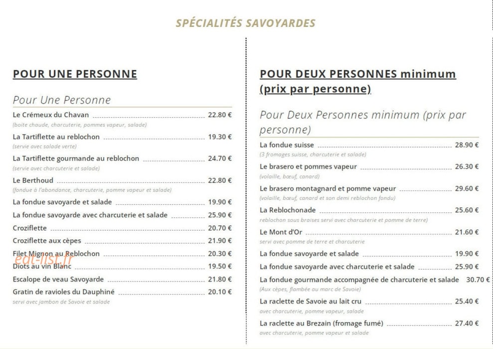 Le chavan — carte page 2