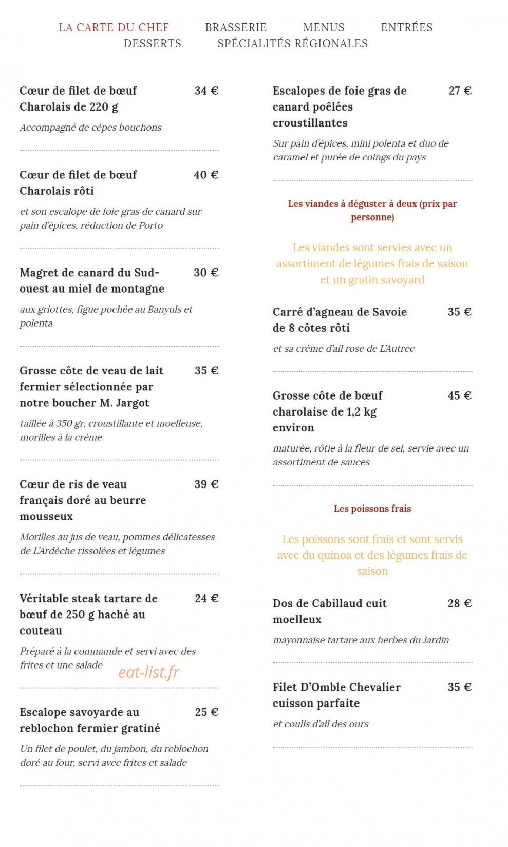 les Arcades — carte page 1