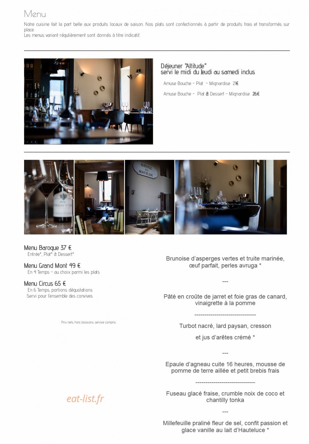 Mont Blanc — carte page 1