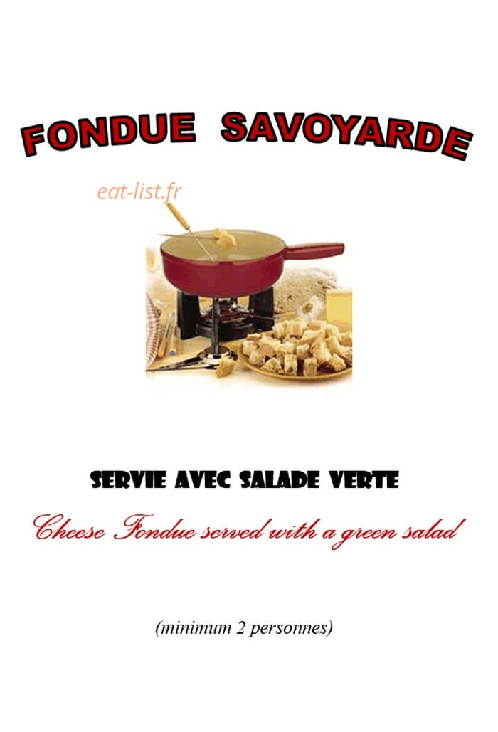 Restaurant La Ferme — carte page 8
