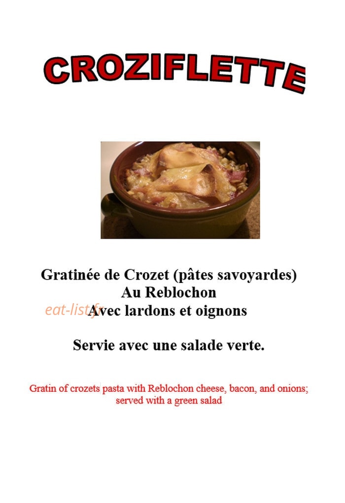 Restaurant La Ferme — carte page 5