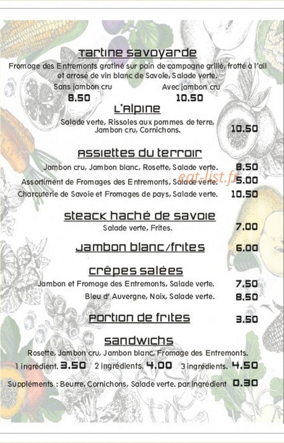 L'Escale du Désert — carte page 3