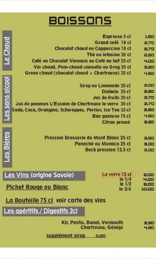 L'Escale du Désert — carte page 5
