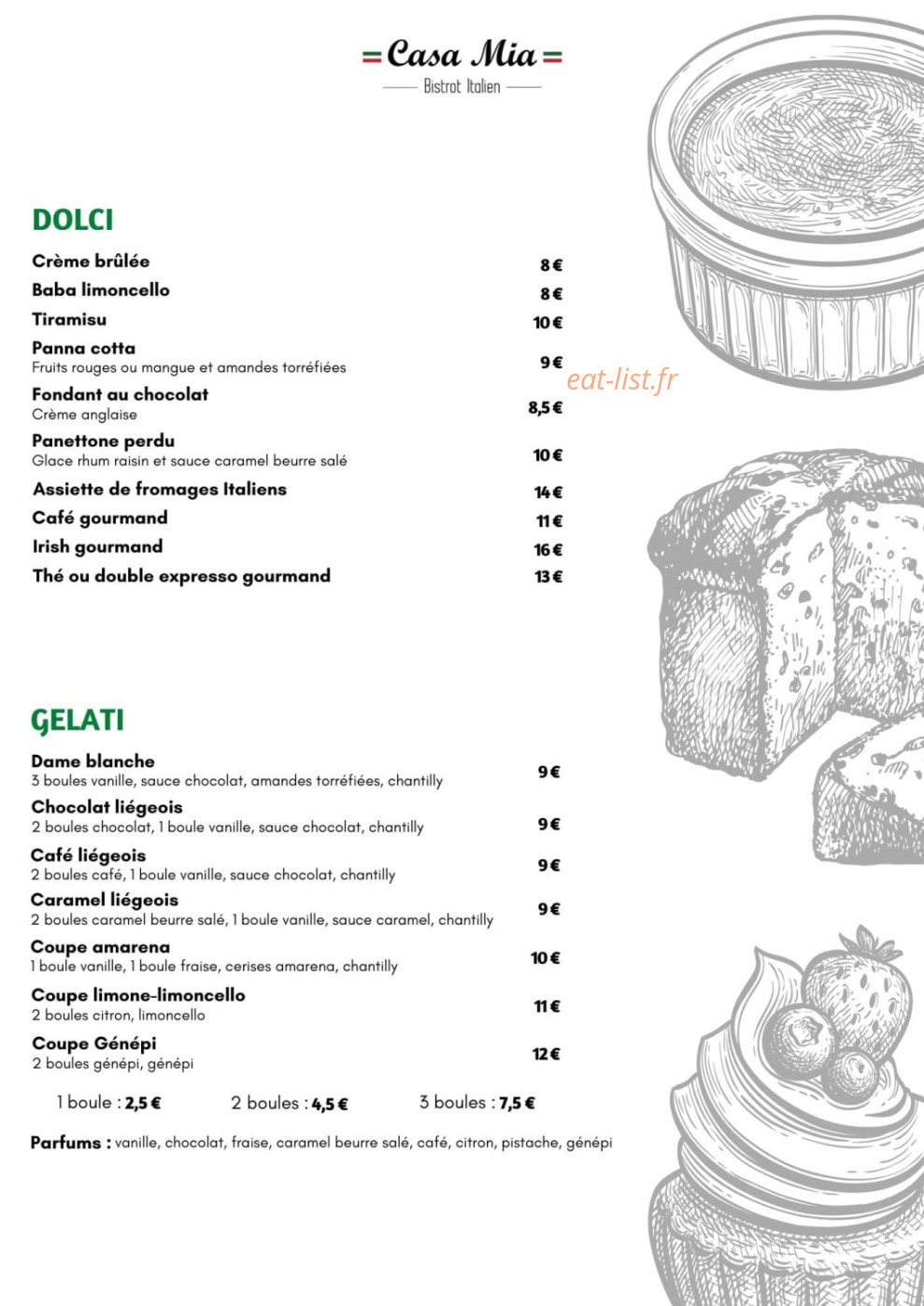 Casa Mia — carte page 3