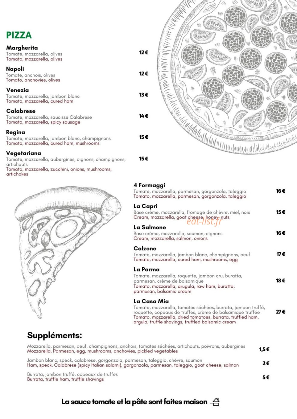 Casa Mia — carte page 2