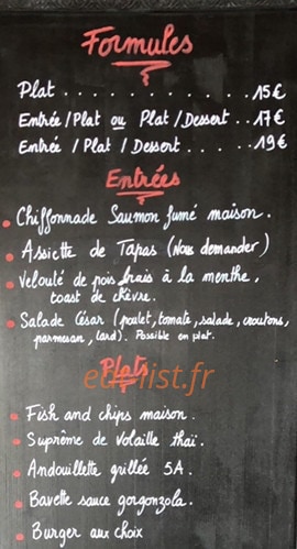 L' ardoise — carte page 1