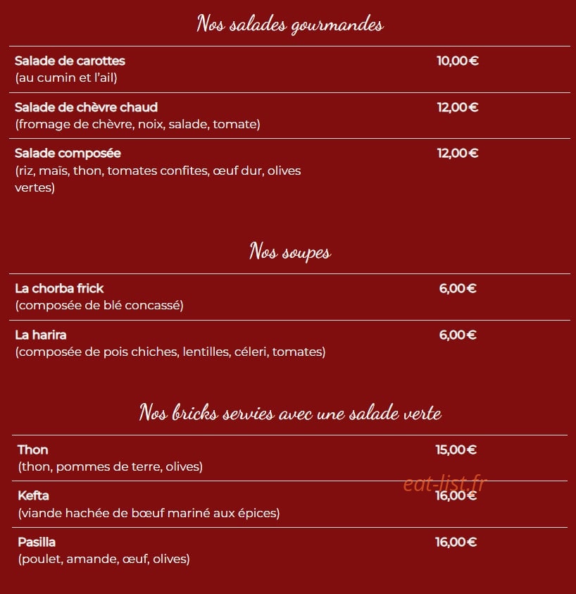 L'oasis — carte page 1