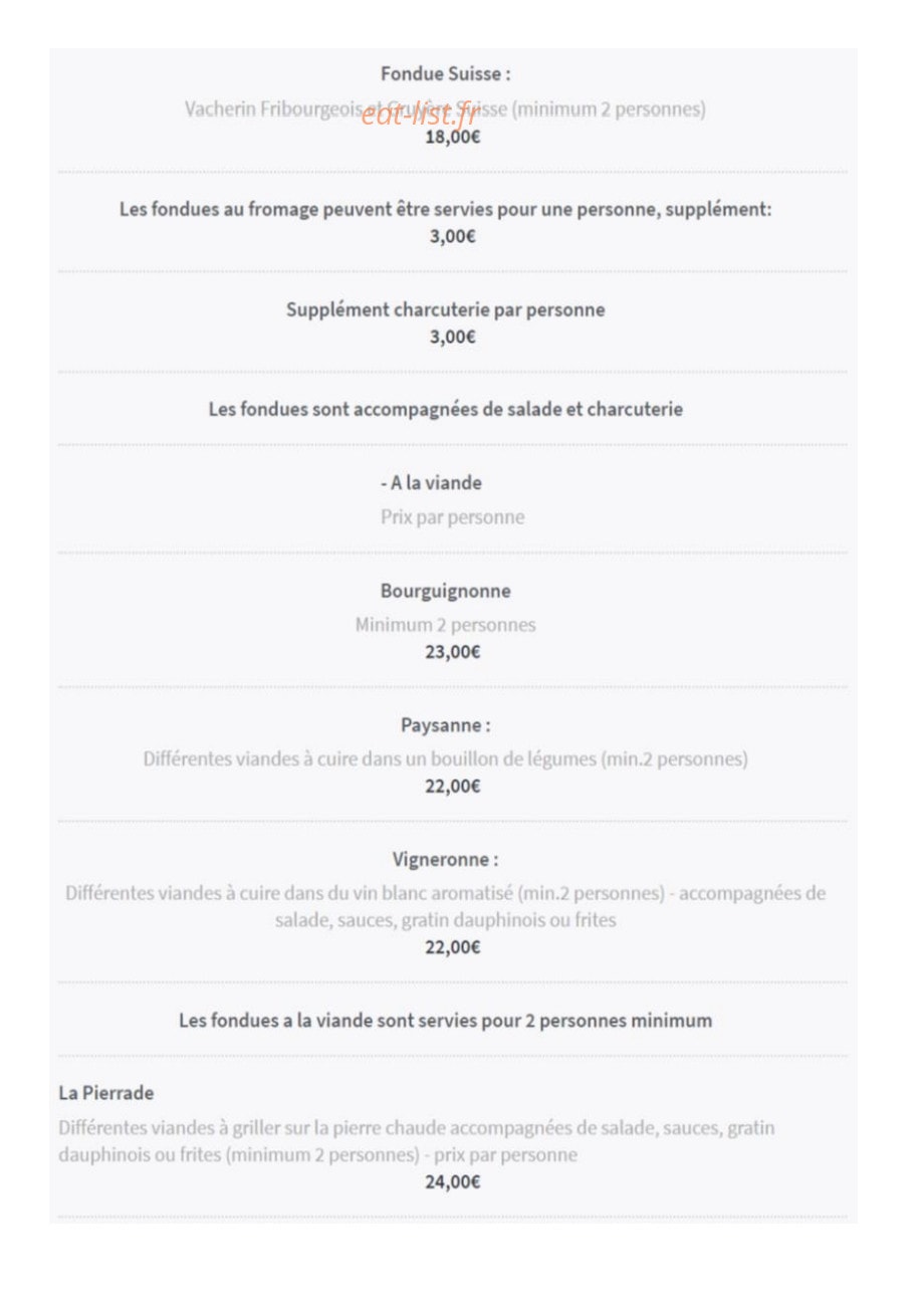 La Boîte Chaude — carte page 8