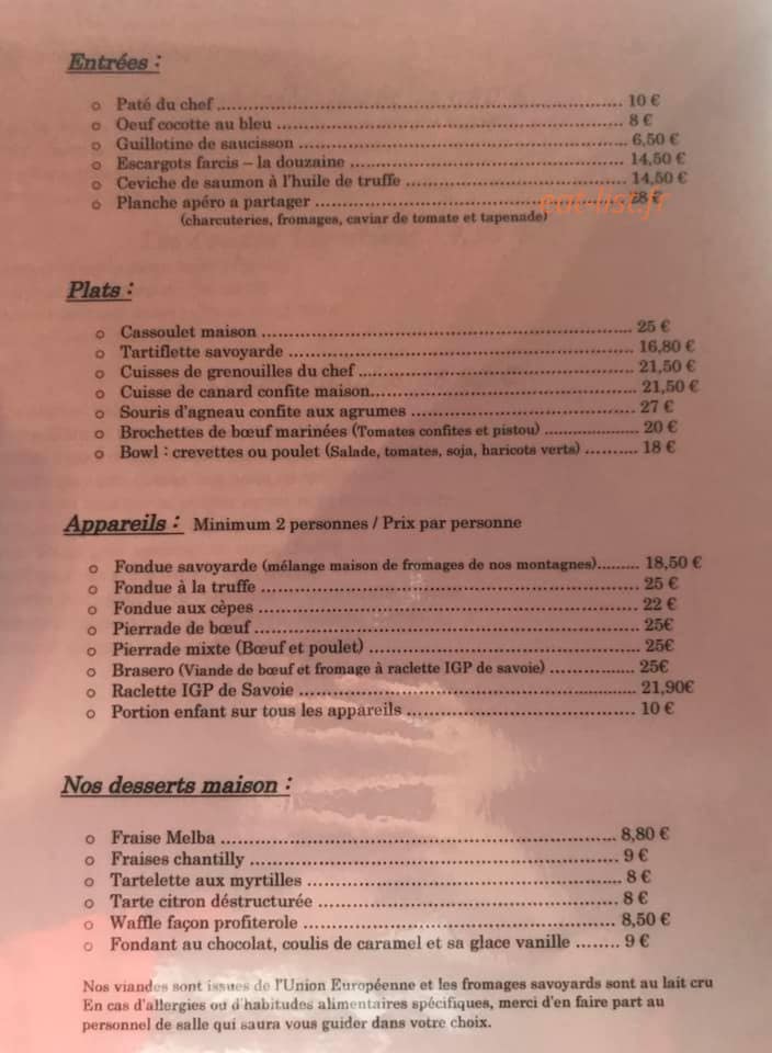 La cabane des neiges — carte page 1
