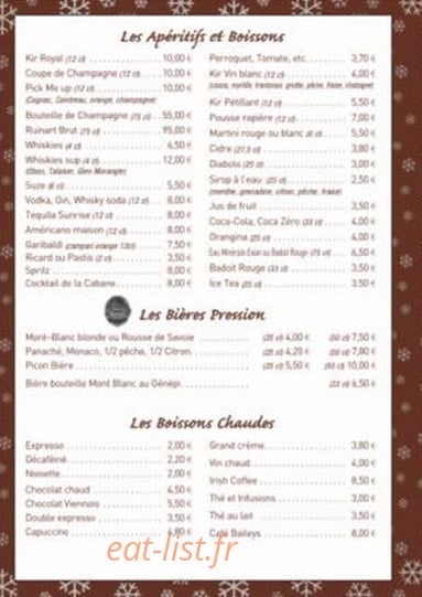 La cabane des neiges — carte page 5