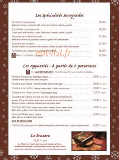 La cabane des neiges — carte page 3