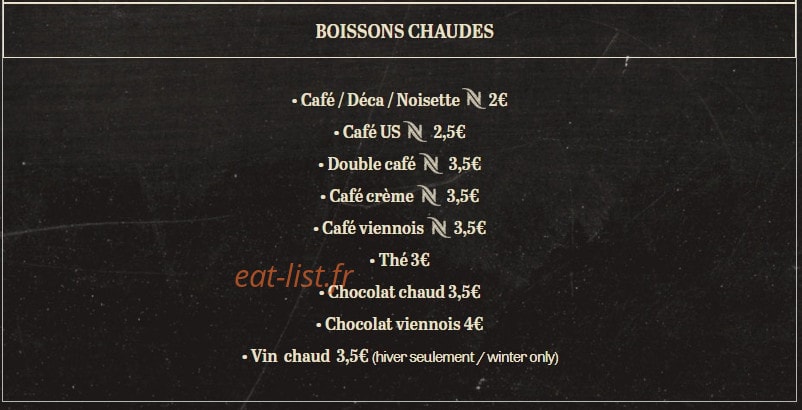 La Popote — carte page 14