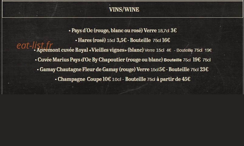 La Popote — carte page 12