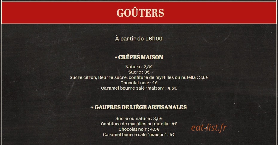 La Popote — carte page 8