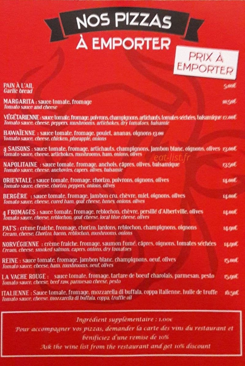 La vache rouge — carte page 1