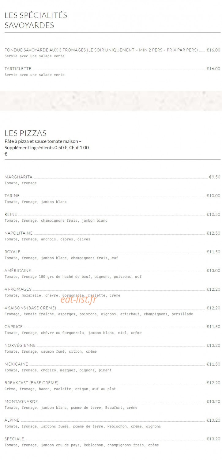 Le Bel Face — carte page 2