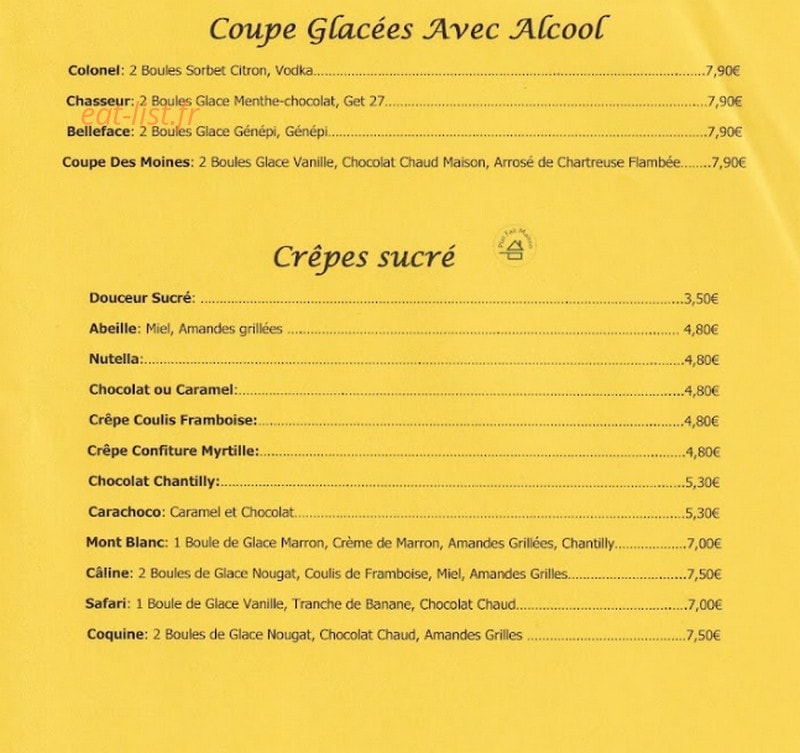 Le Grenier des Cinq Lacs — carte page 4