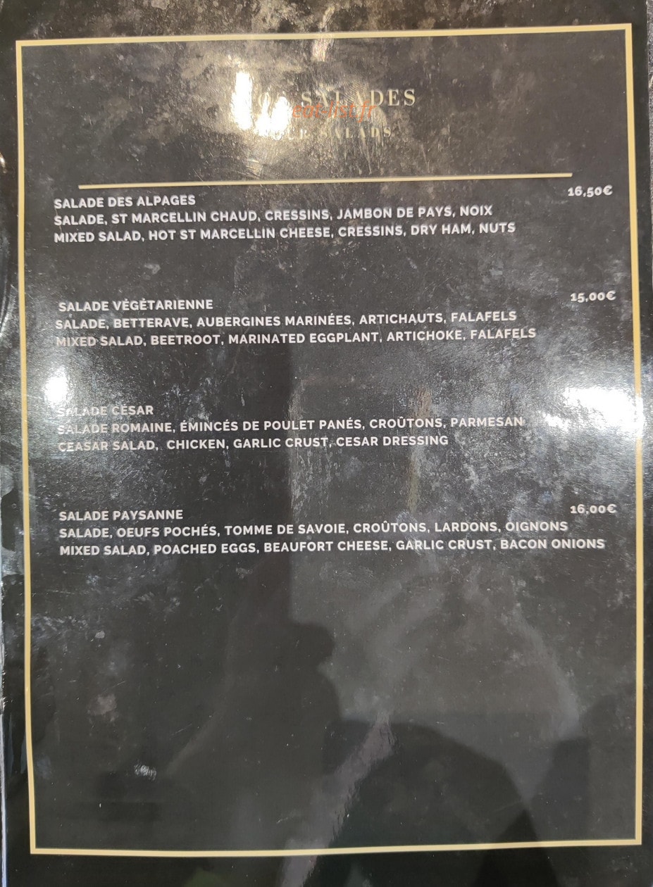 Le Perce Neige — carte page 1