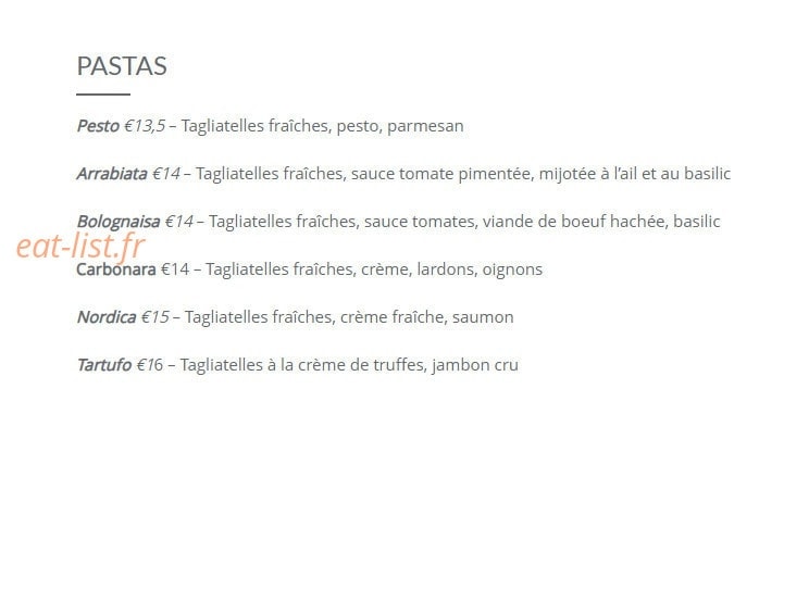 Papa Pizza — carte page 2