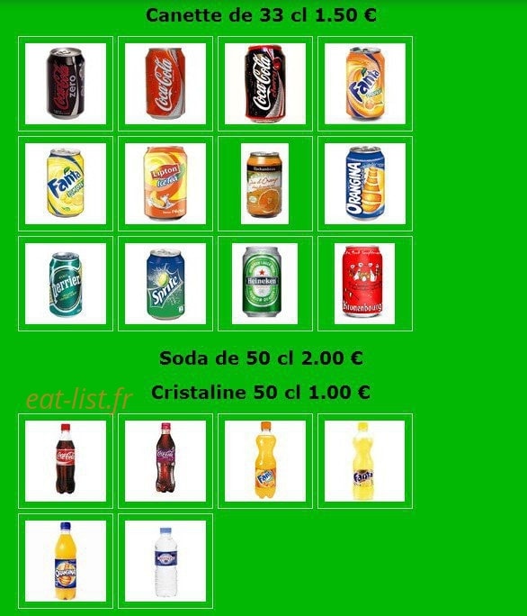 Station pizza — carte page 4