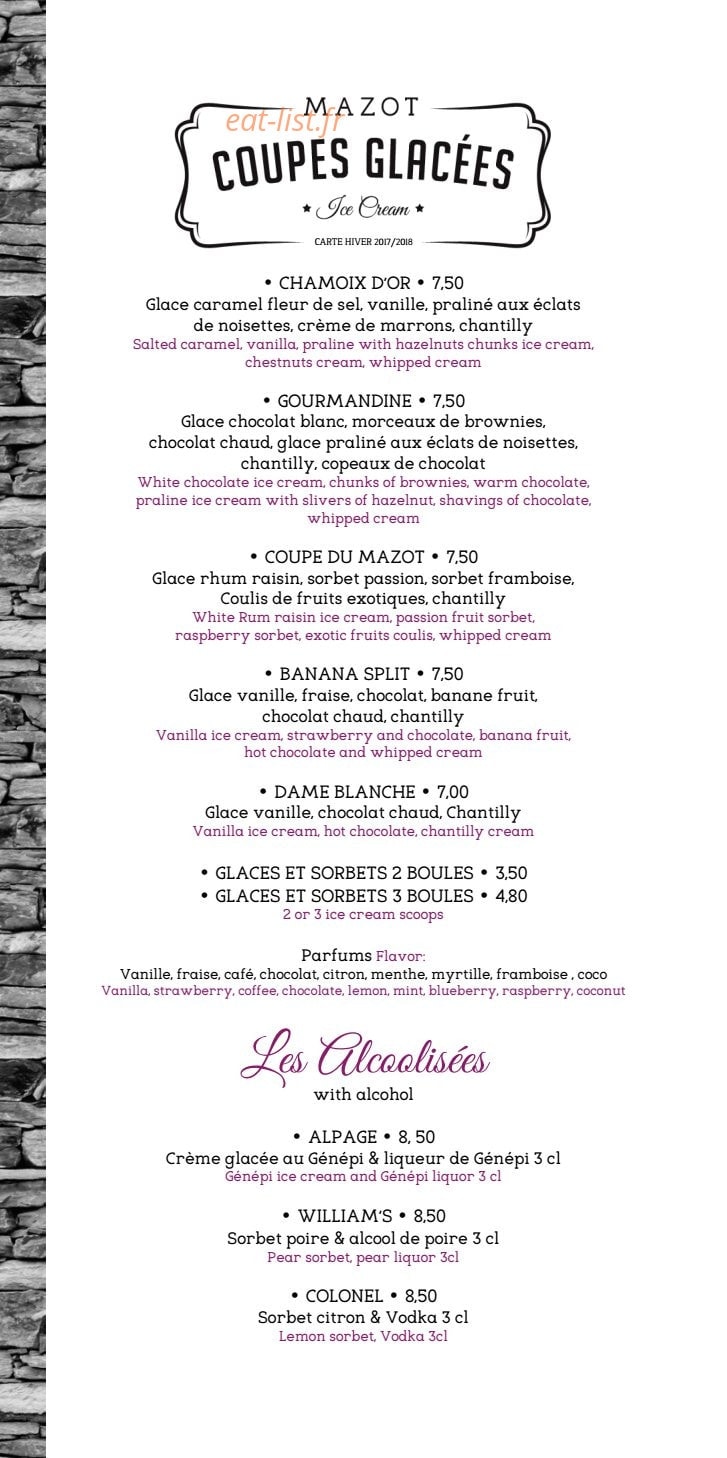 Le Mazot — carte page 15