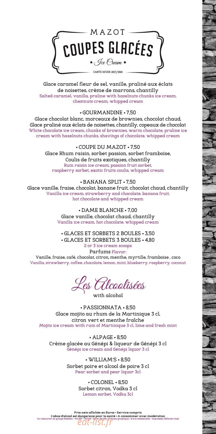 Le Mazot — carte page 7