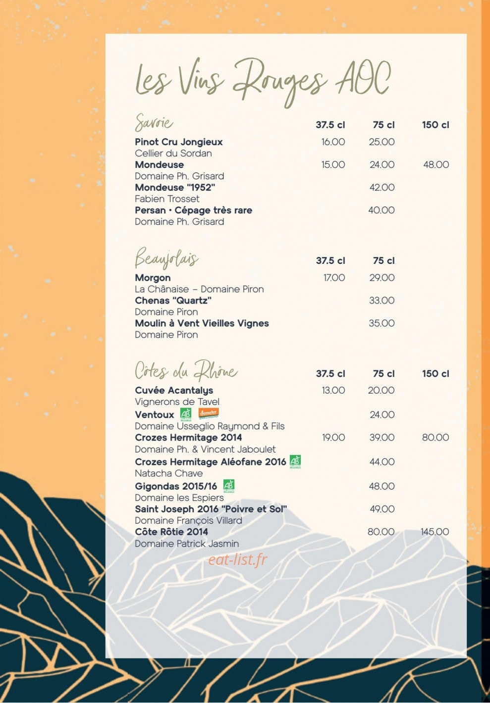 Le Savoy — carte page 8