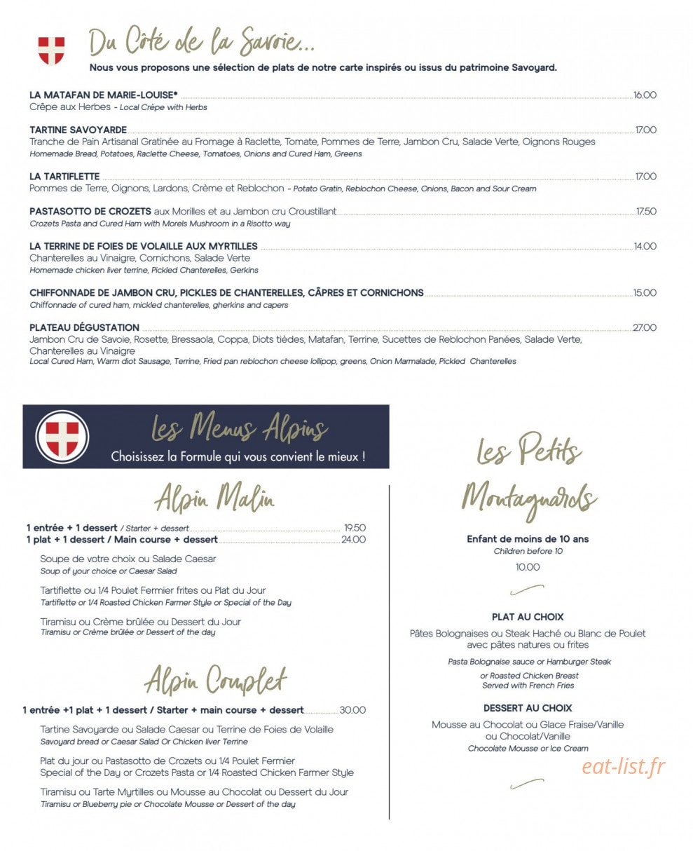 Le Savoy — carte page 3