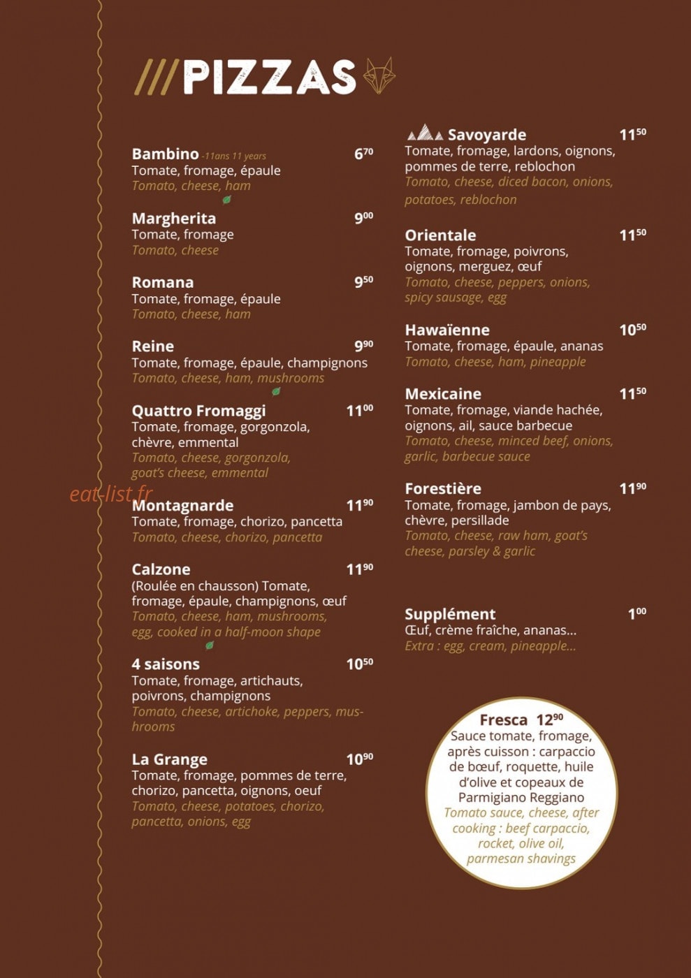 la grange — carte page 16