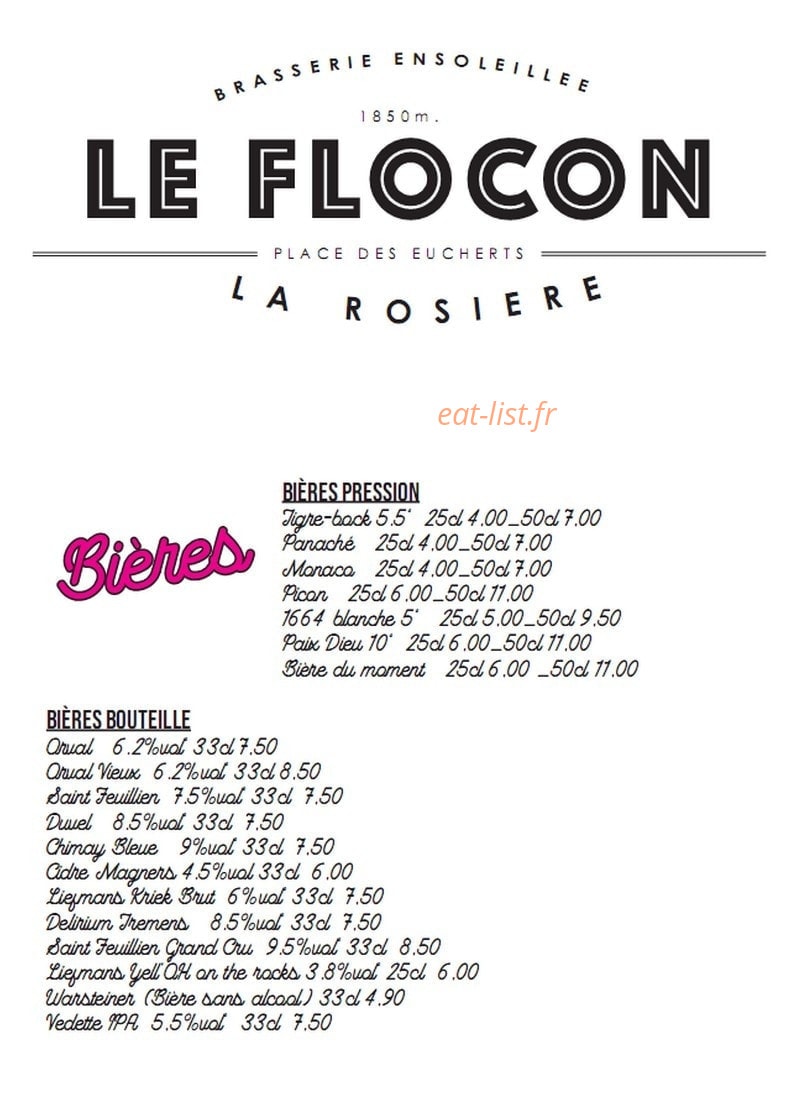 Le Flocon — carte page 2
