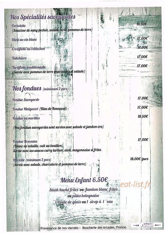 Le Malgovert — carte page 13