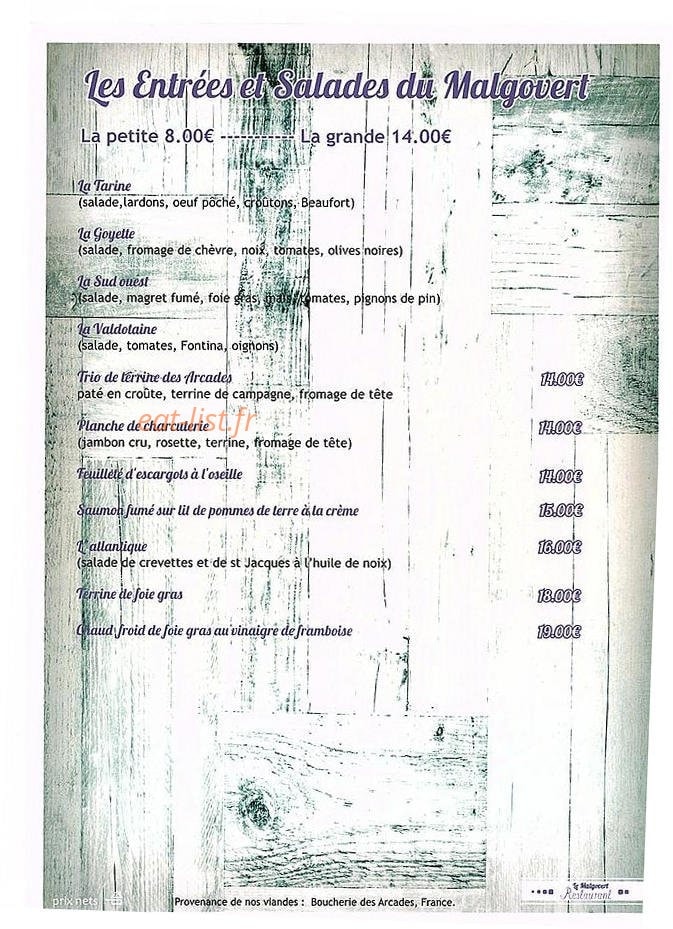 Le Malgovert — carte page 11