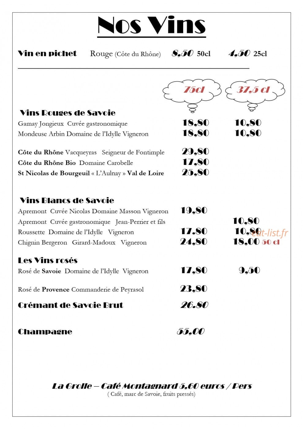 La Bergerie — carte page 6