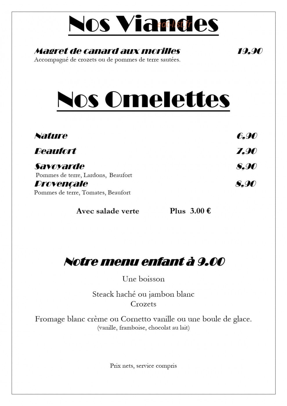 La Bergerie — carte page 4