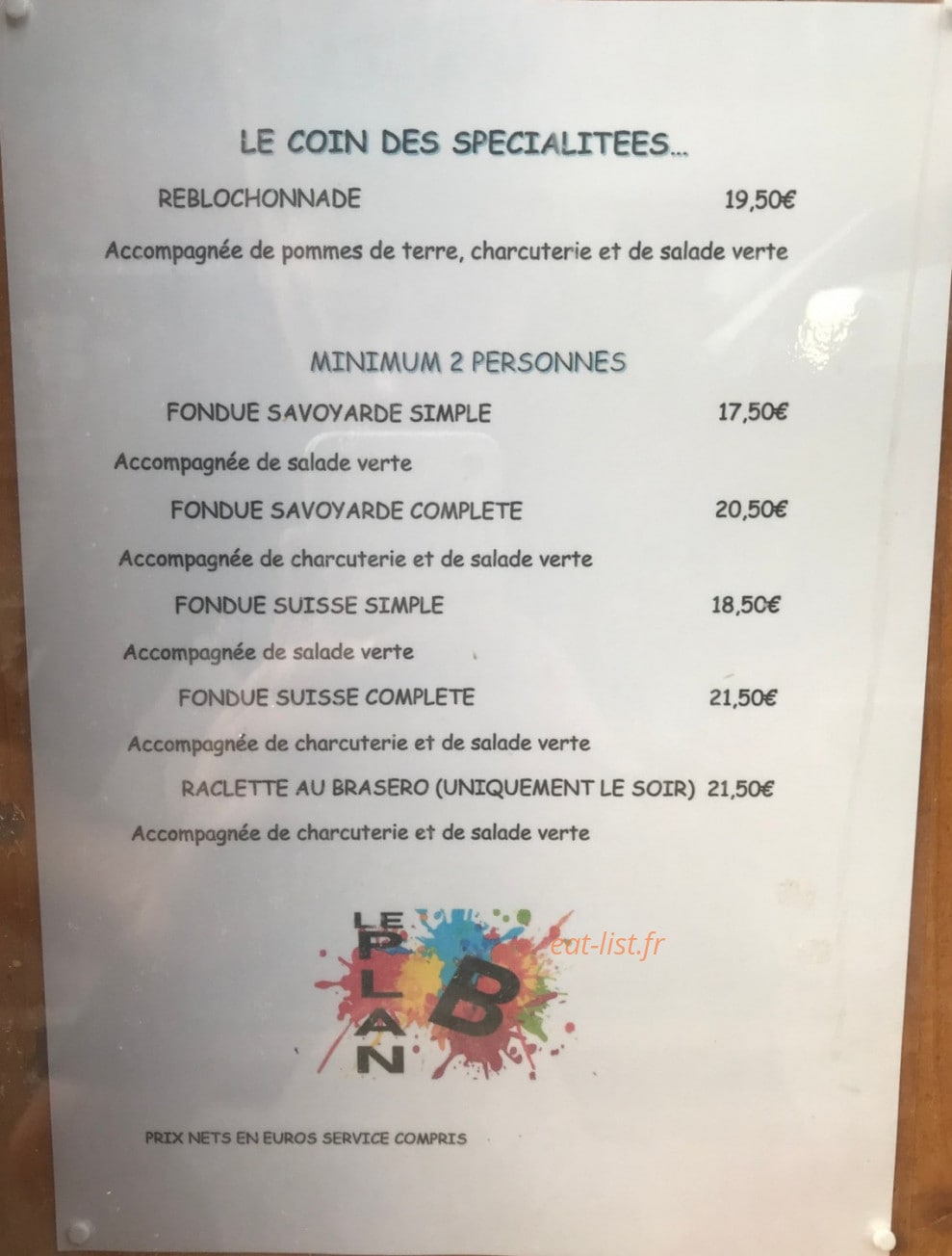Le Plan B — carte page 4
