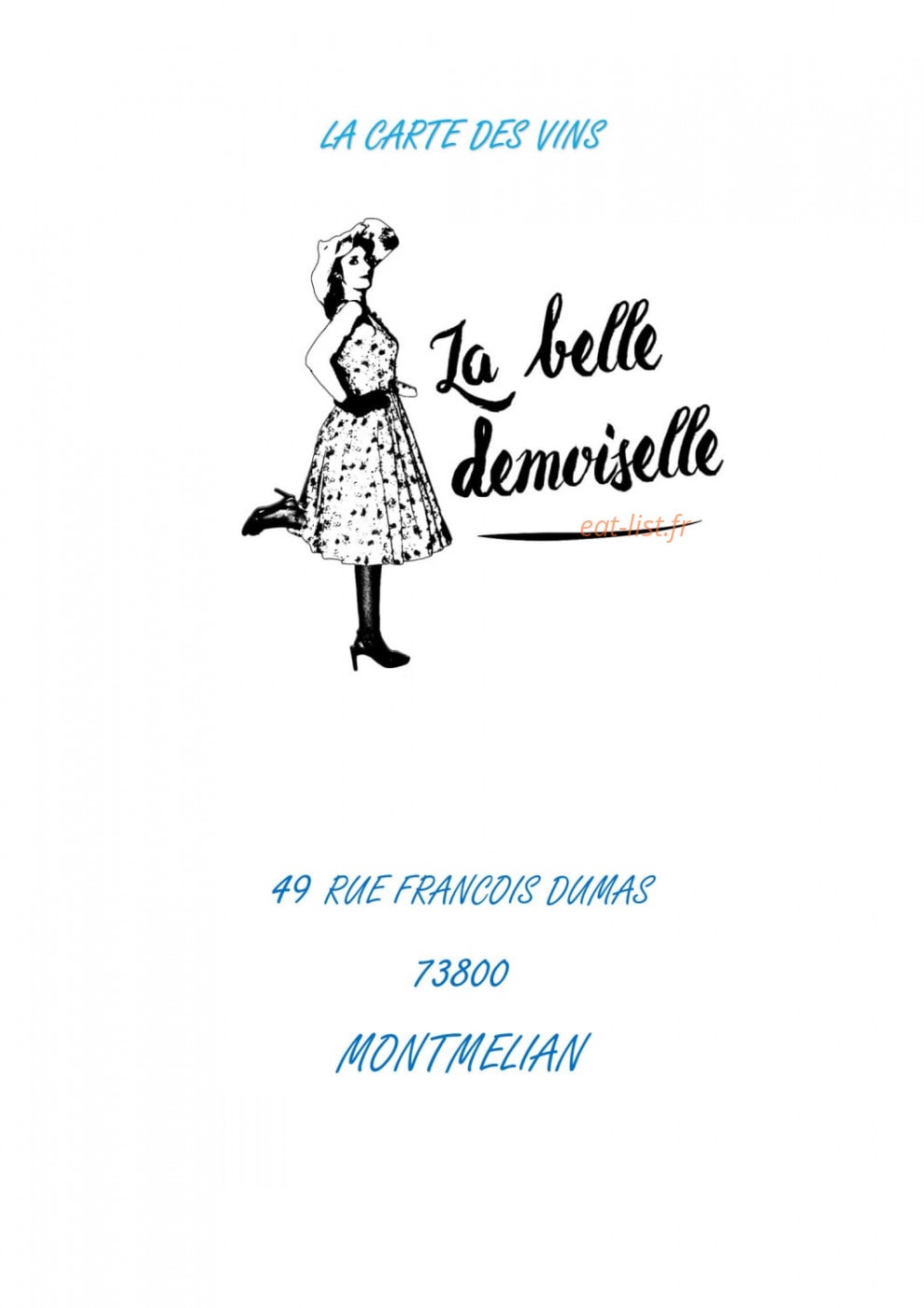 La Belle Demoiselle — carte page 12