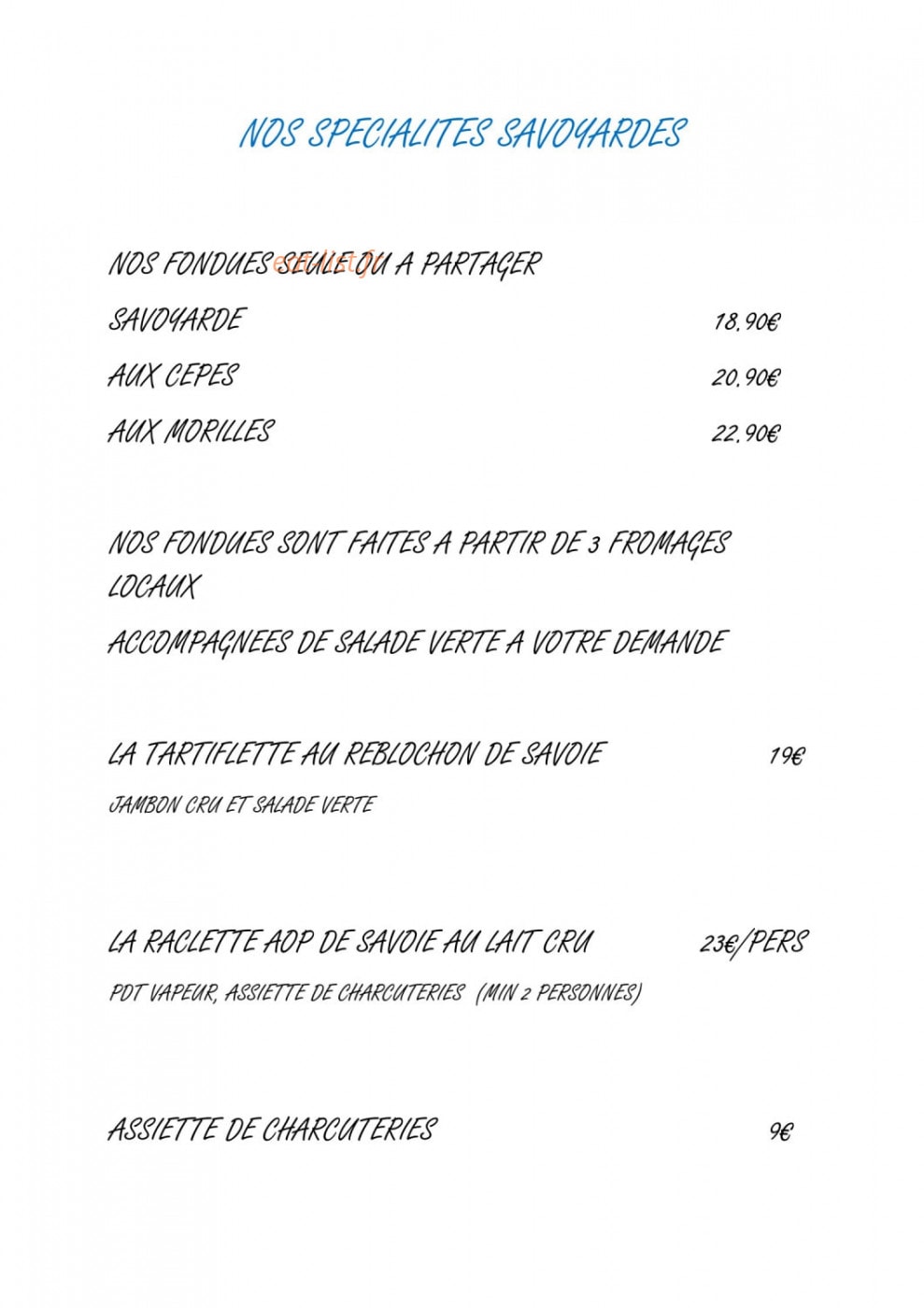 La Belle Demoiselle — carte page 7