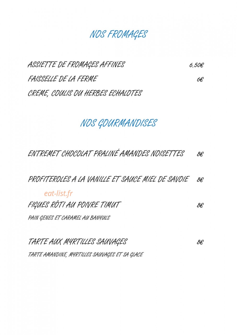 La Belle Demoiselle — carte page 8