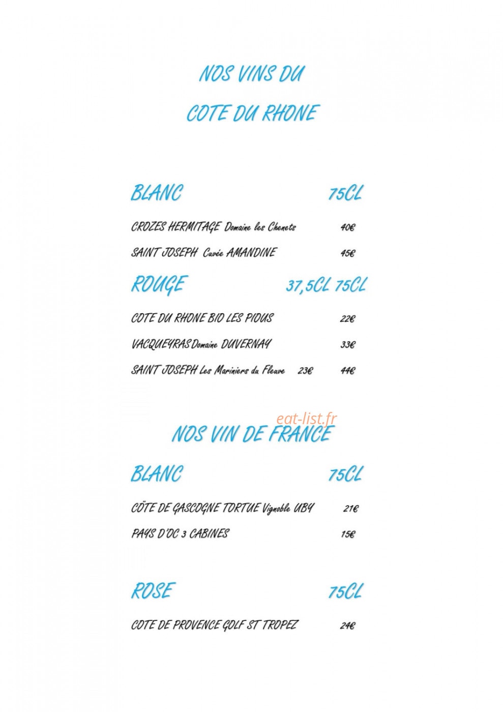 La Belle Demoiselle — carte page 16