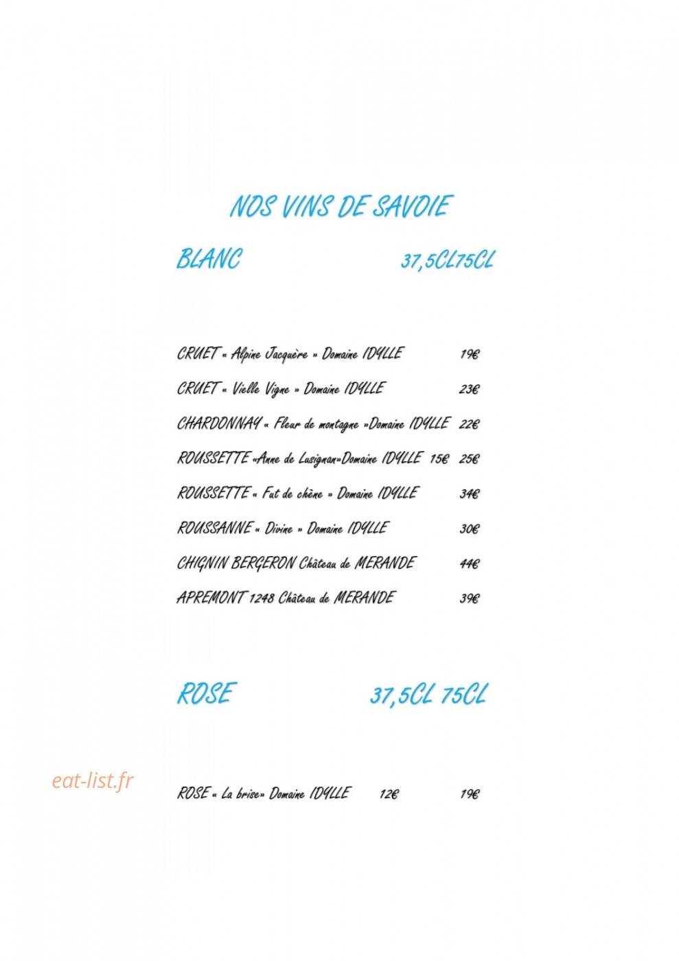 La Belle Demoiselle — carte page 13