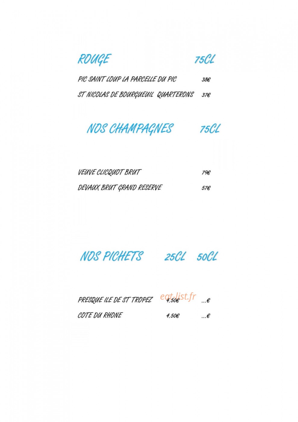 La Belle Demoiselle — carte page 17