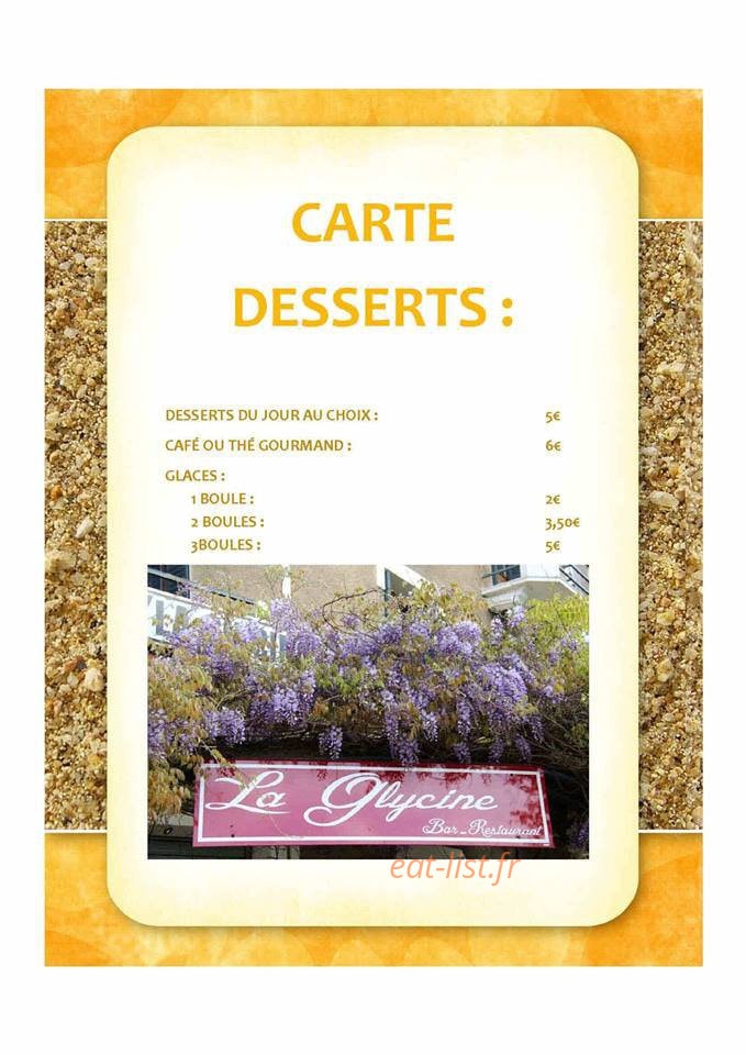 La Glycine — carte page 2