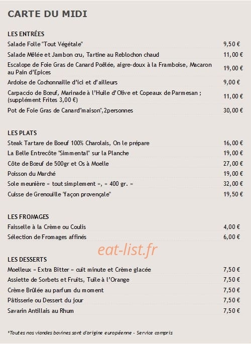 Le Saint André — carte page 2